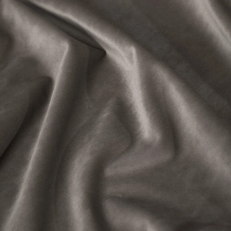 Eurofirany DIVA LINE RIA Minkšto aksomo naktinė užuolaida, 140X250 cm, kilpos / žiedai, spalva: grafito