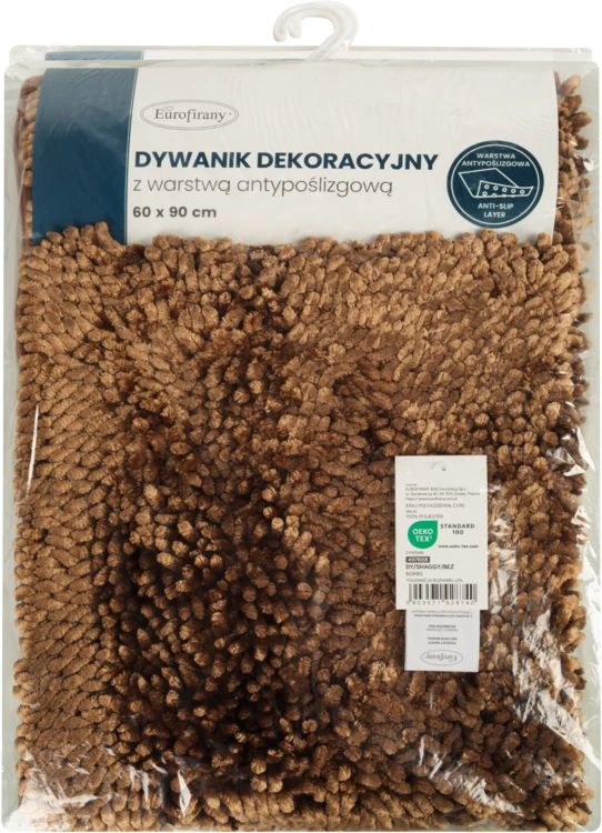 Eurofirany DY/SHAGGY/BEŻ 60X90