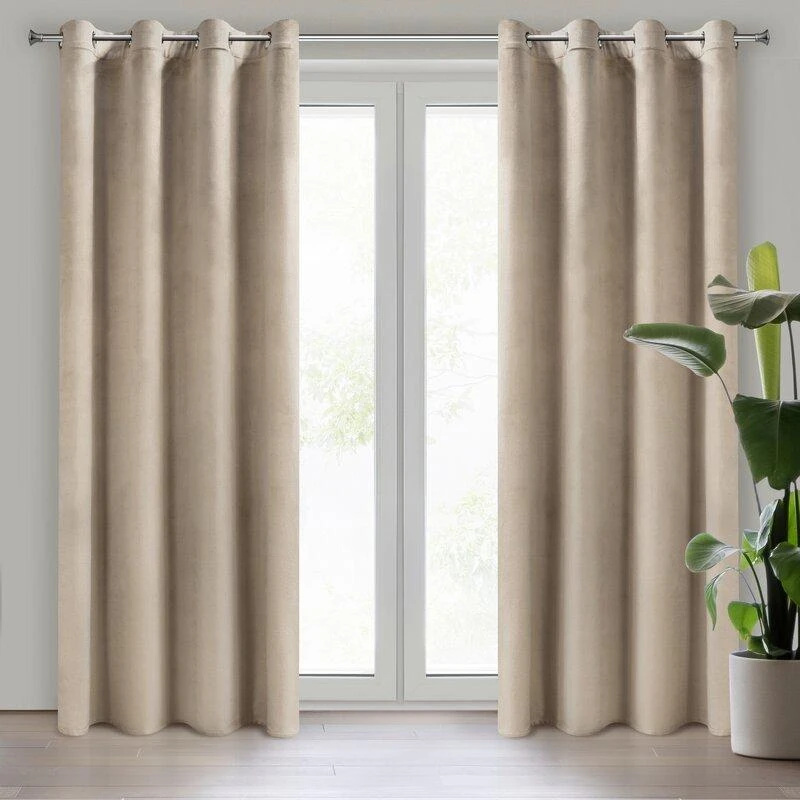 Eurofirany FEED / MELANIE / BEIGE 140X250 TRANS
