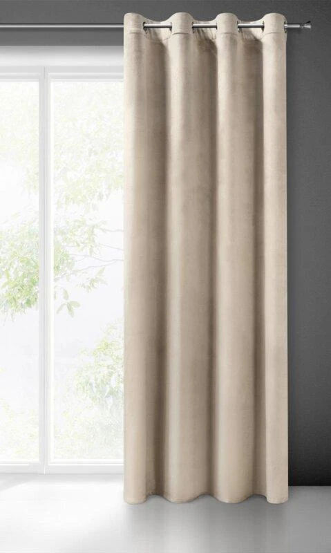 Eurofirany FEED / MELANIE / BEIGE 140X250 TRANS