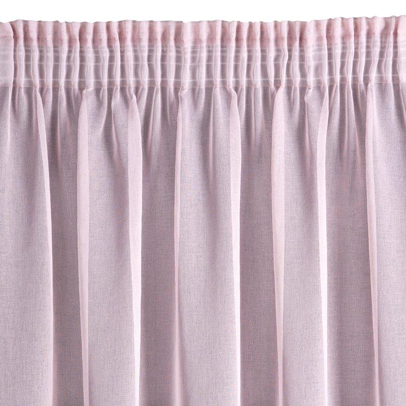 Eurofirany Eurocurtains FIR / ALMINA / Rožinis 140X270 T