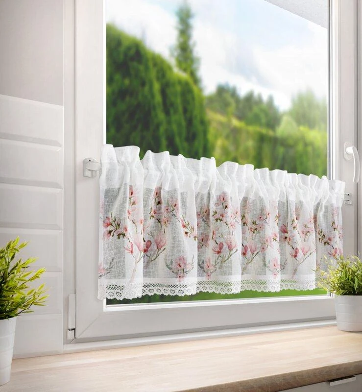 Eurofirany FIR / AMELIA / B + Rožinis 30X150 Dieninės užuolaidos