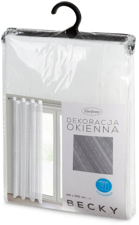 Eurofirany FIR / BECKY / B 140X250 TRANS Dieninės užuolaidos Dieninės užuolaidos