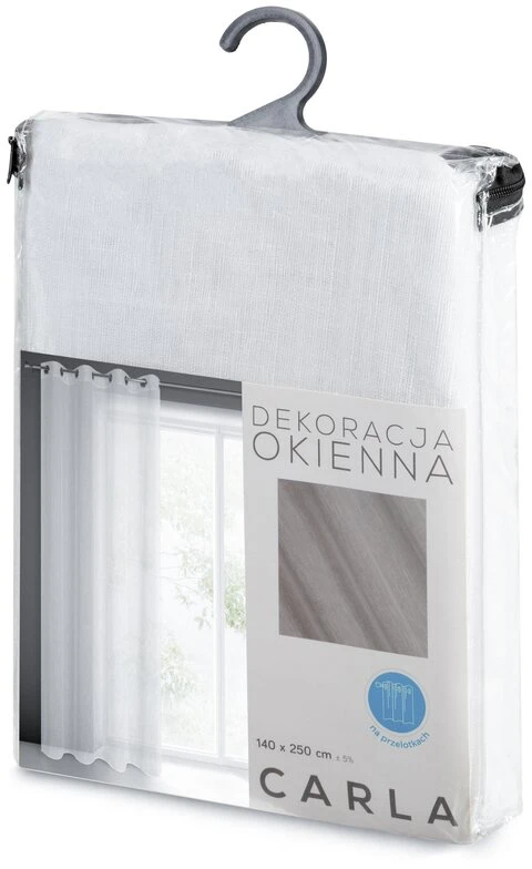 Eurofirany FIR / CARLA / B 140X250 TRANS Dieninės užuolaidos