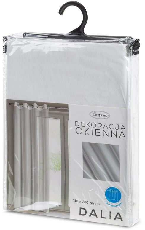 Eurofirany FIR / DALIA / B 140X250 TRANS Dieninės užuolaidos