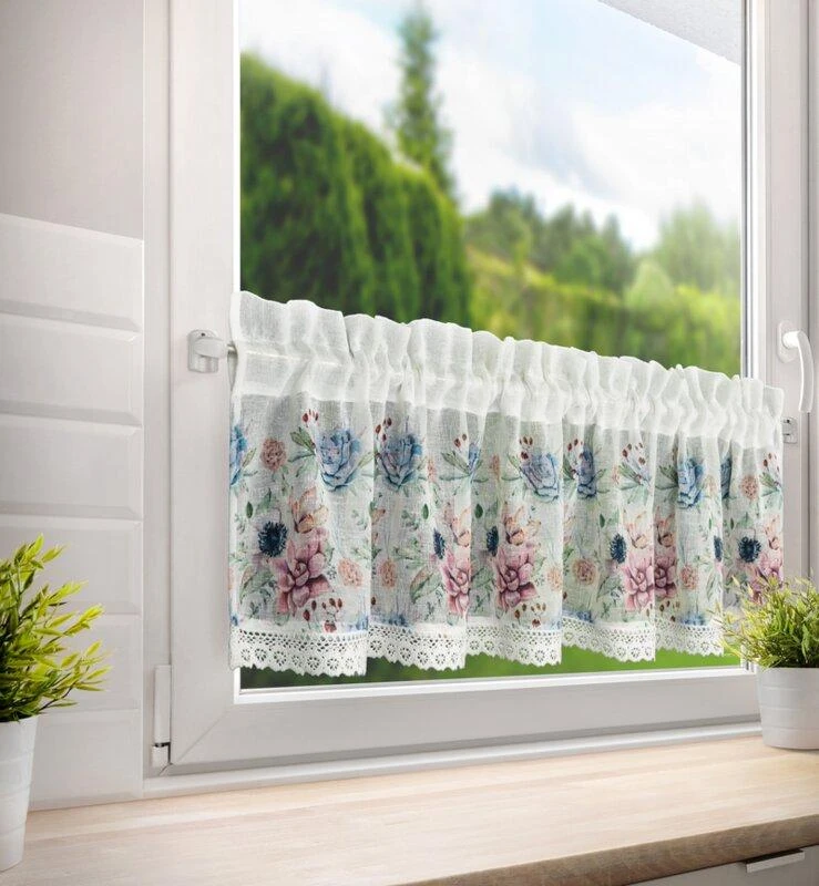 Eurofirany FIR/DORA/B+RÓŻ 30X150 Dieninės užuolaidos