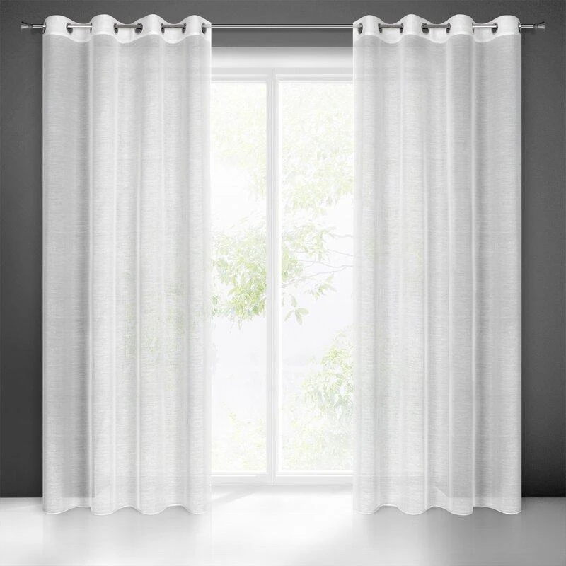Eurofirany FIR / GRACJA / B 140X250 TRANS Dieninės užuolaidos