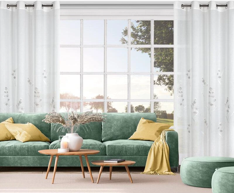 Eurofirany Eurocurtains FIR/ISABEL/B+BEIGE 140X250 TRANS