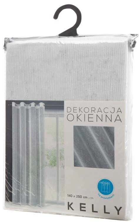 Eurofirany FIR / KELLY / B + SRE 140X250 TRANS Dieninės užuolaidos