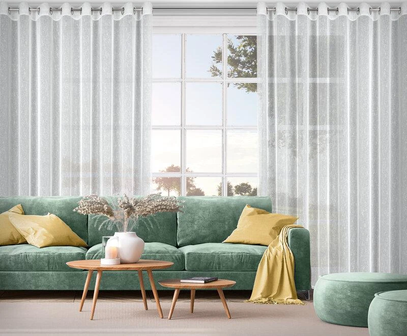 Eurofirany FIR / KELLY / B + SRE 300X250 TRANS Dieninės užuolaidos