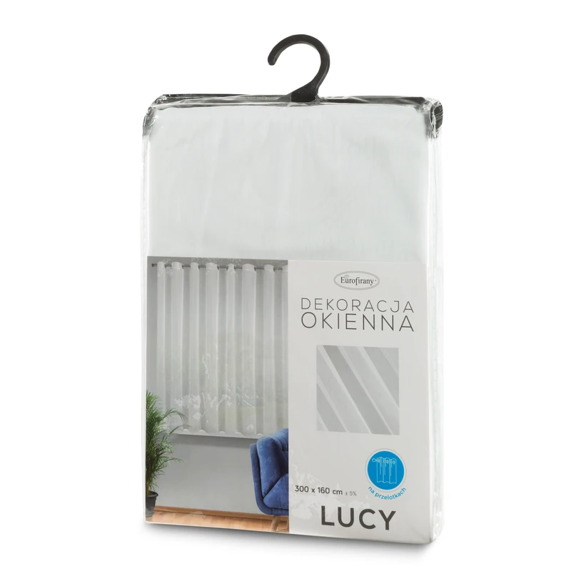 Eurofirany FIR / LUCY / B 300X160 TRANS Dieninės užuolaidos