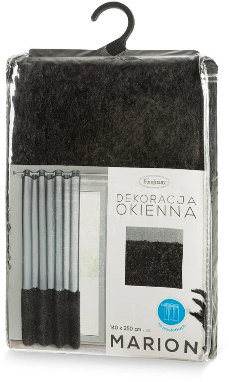 Eurofirany Euro užuolaidos FIR/MARION/CZAR 140X250 SKAIDRI