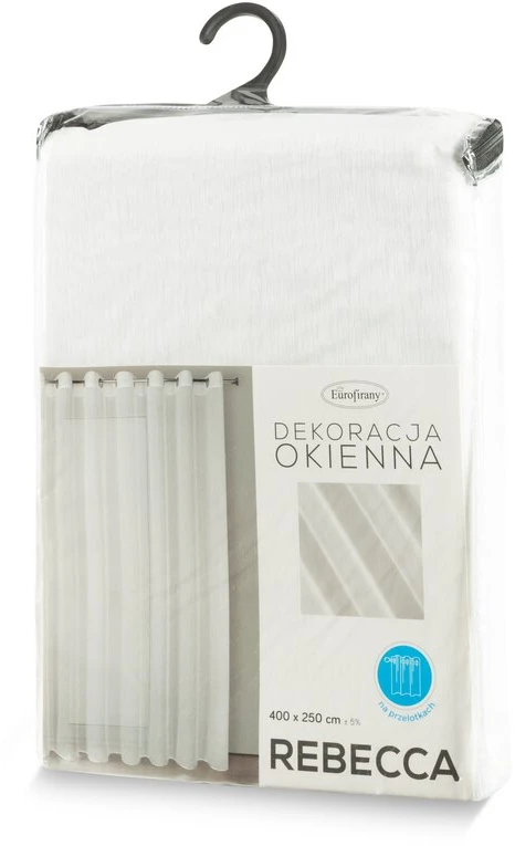 Eurofirany FIR / REBECCA / B 350X250 TRANS Dieninės užuolaidos