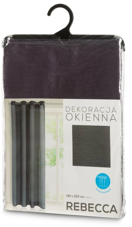 Eurofirany FIR / REBECCA / GR 140X250 TRANS Dieninės užuolaidos