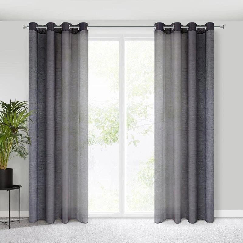 Eurofirany FIR / REBECCA / GR 140X250 TRANS Dieninės užuolaidos