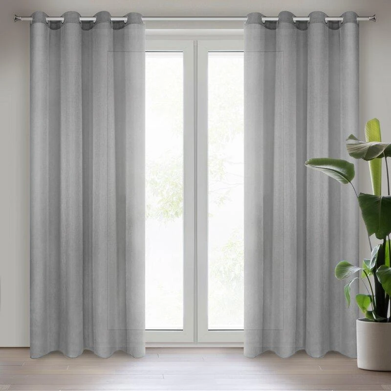 Eurofirany FIR / REBECCA / STAL 140X250 TRANS Dieninės užuolaidos