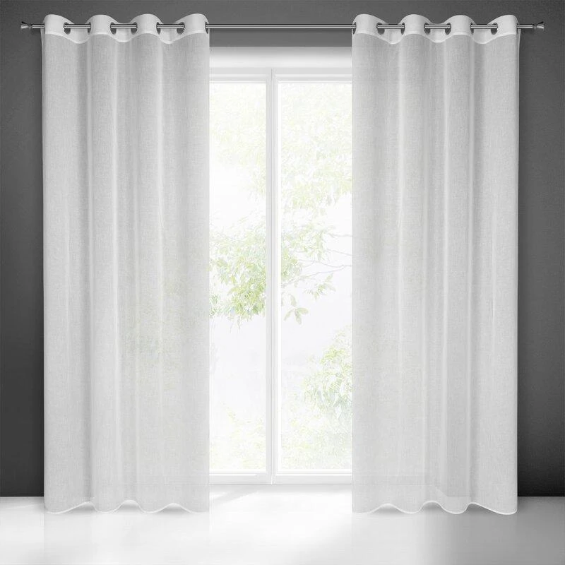 Eurofirany FIR / SANDRA / B 140X250 TRANS Dieninės užuolaidos