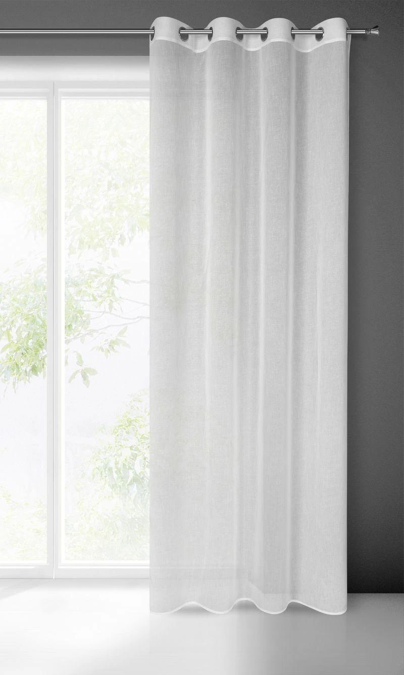 Eurofirany FIR / SANDRA / B 140X250 TRANS Dieninės užuolaidos