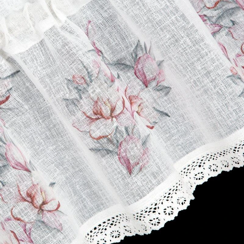 Eurofirany FIR / SUZY / B + RÓŻ 30X150 Dieninės užuolaidos