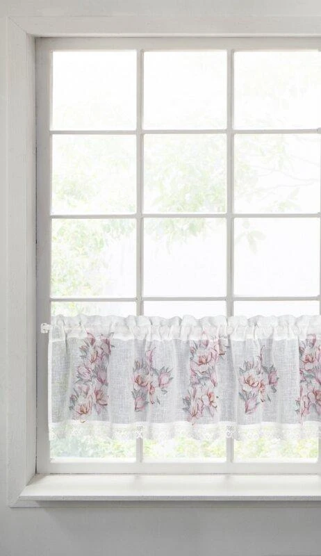 Eurofirany FIR / SUZY / B + RÓŻ 30X150 Dieninės užuolaidos