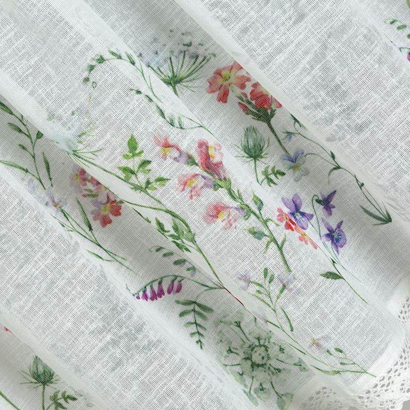 Eurofirany FIR / SYLWIA / B + RÓŻ 60X150 TUNELIS Dieninės užuolaidos