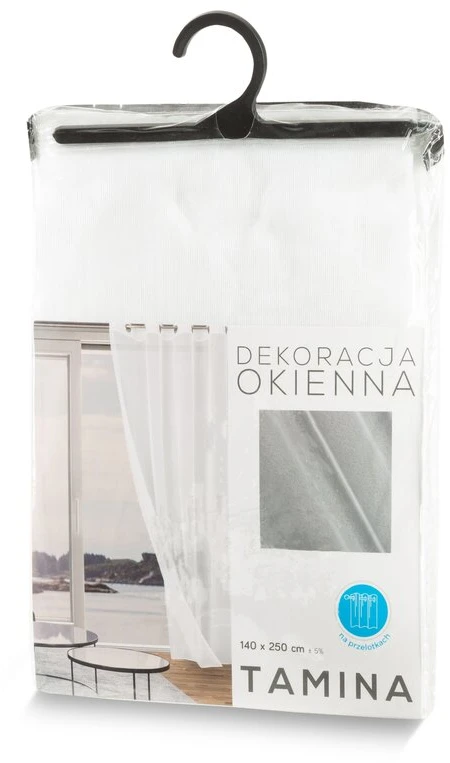 Eurofirany FIR / TAMINA / B 140X250 TRANS Dieninės užuolaidos