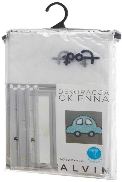 Eurofirany Eurocurtains FOR/ALVIN/B+NIE 140X250 TRANSPARENT