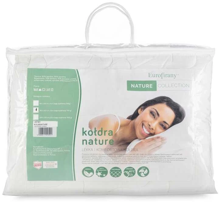 Eurofirany Nature antklodė supakuota krepšyje