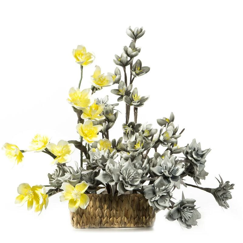 Eurofirany Euro užuolaidos KW / FLORE / 519 / CT 76X26 C.TURK (X6)