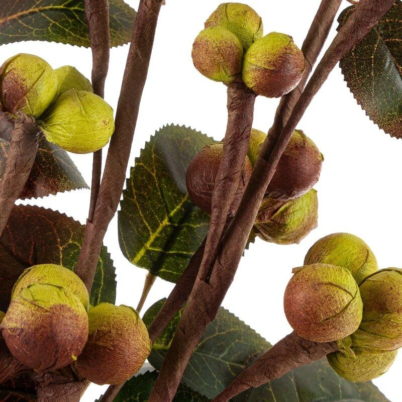 Eurofirany KW/FLORE/740/Žalias Žalias+BROWN