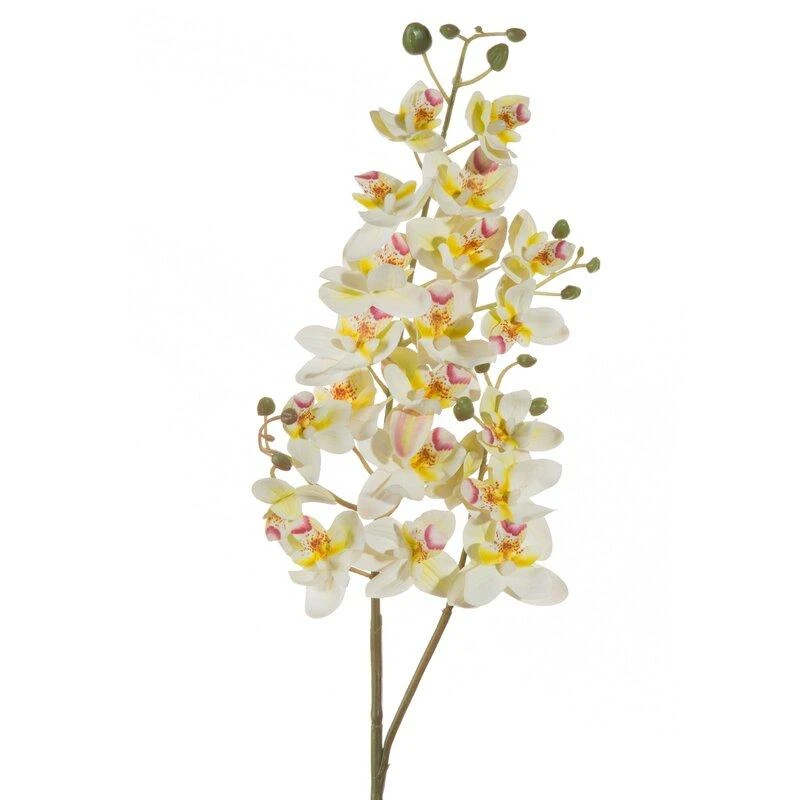 Dirbtinė orchidėja, geltona šaka