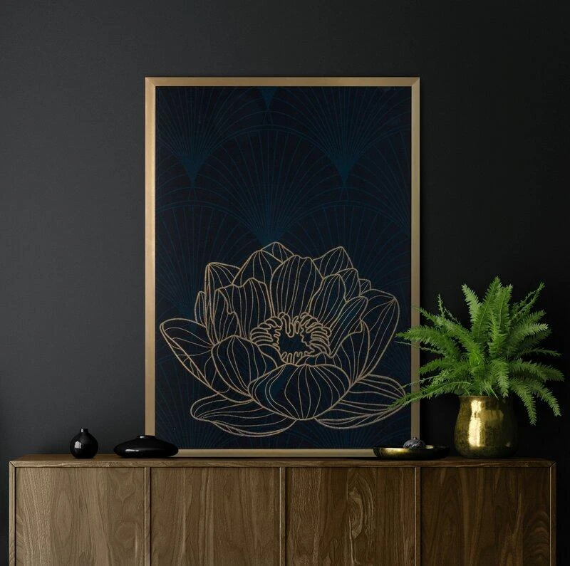 Eurofirany LC / LOTOS8 / PICTURE 53X73 SPELL + GOLD