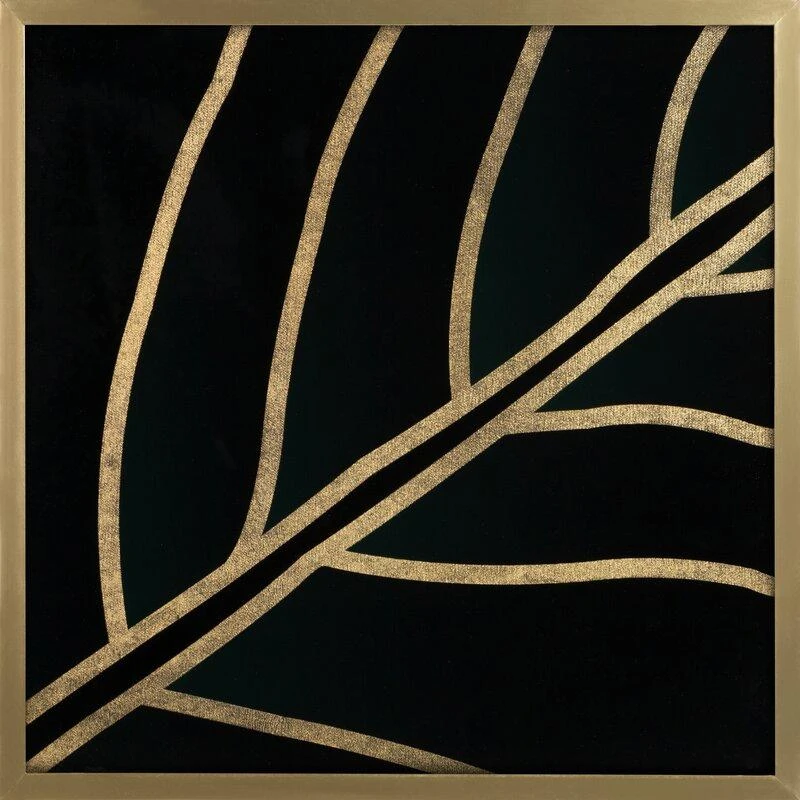 Eurofirany LIMITED COLLECTION LILI3 Paveikslas su auksiniu atspaudu aukso spalvos rėmelyje, 53X53 cm