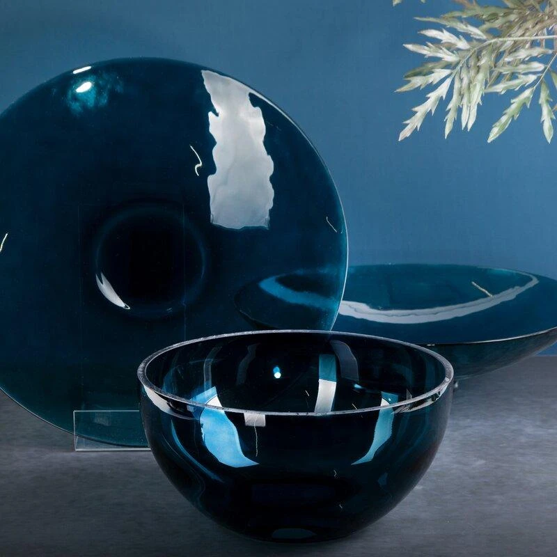 Eurofirany LIMITED COLLECTION LILI6 Lėkštė, ∅ 37 X 4 cm, spalva: turkio