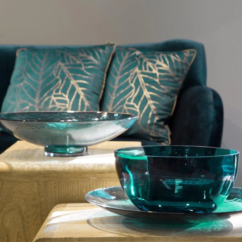 Eurofirany LIMITED COLLECTION LILI6 Lėkštė, ∅ 37 X 4 cm, spalva: turkio