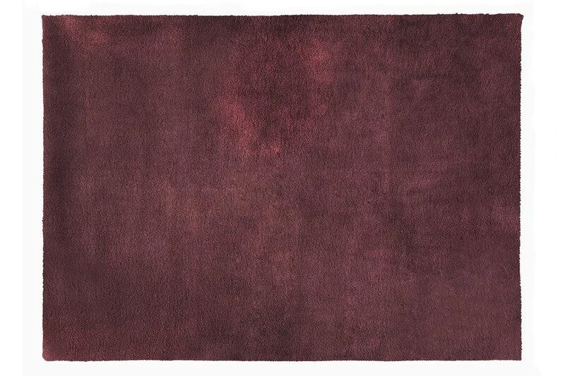 Eurofirany MARCELO Minkšto kailio struktūros dekoratyvinis kilimėlis, 60X90 cm, spalva: bordinė
