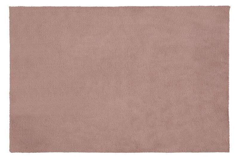 Eurofirany MARCELO Minkšto kailio struktūros dekoratyvinis kilimėlis, 50X70 cm, spalva: rožinė
