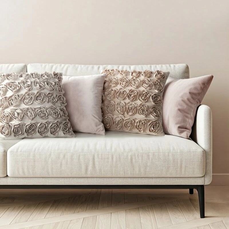 Eurofirany MH/P/ROSES/1/MIĘ 45X45 VELVET