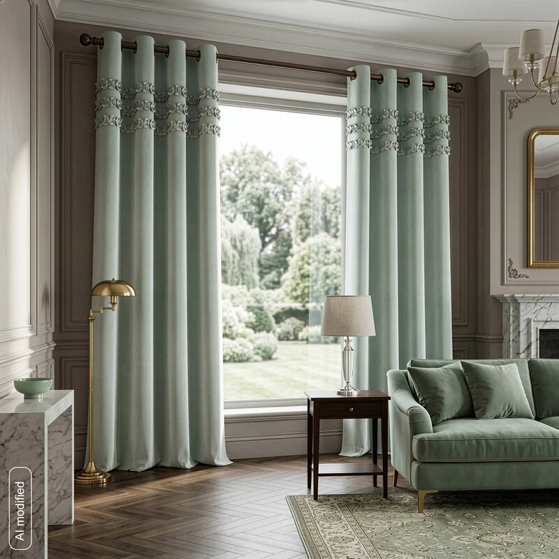 Eurofirany MH/Z/SOFIA/4/MIĘ 140X250 PRZEL VELVET