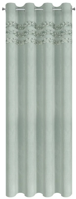 Eurofirany MH/Z/SOFIA/4/MIĘ 140X250 PRZEL VELVET