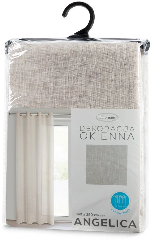 Eurofirany PAS / ANGELICA / BEIGE 140X250 PERVEŽIMAS