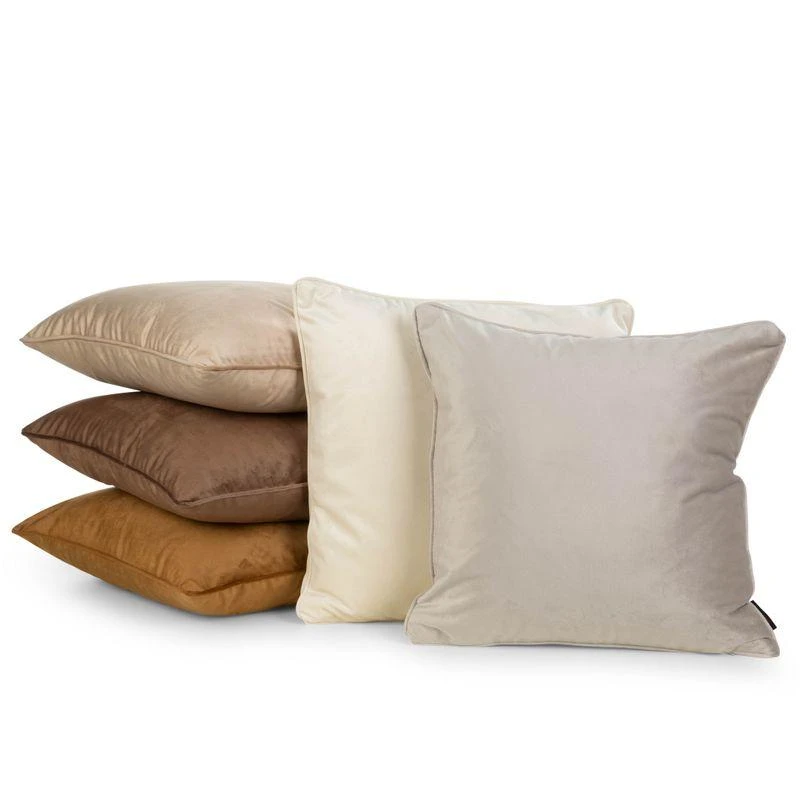 Eurofirany PIERRE CARDIN minkšto ir švelnaus aksomo pagalvės užvalkalas SIBEL, 45X45 cm, spalva: juoda