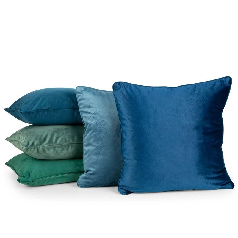 Eurofirany PIERRE CARDIN minkšto ir švelnaus aksomo pagalvės užvalkalas SIBEL, 45X45 cm, spalva: juoda