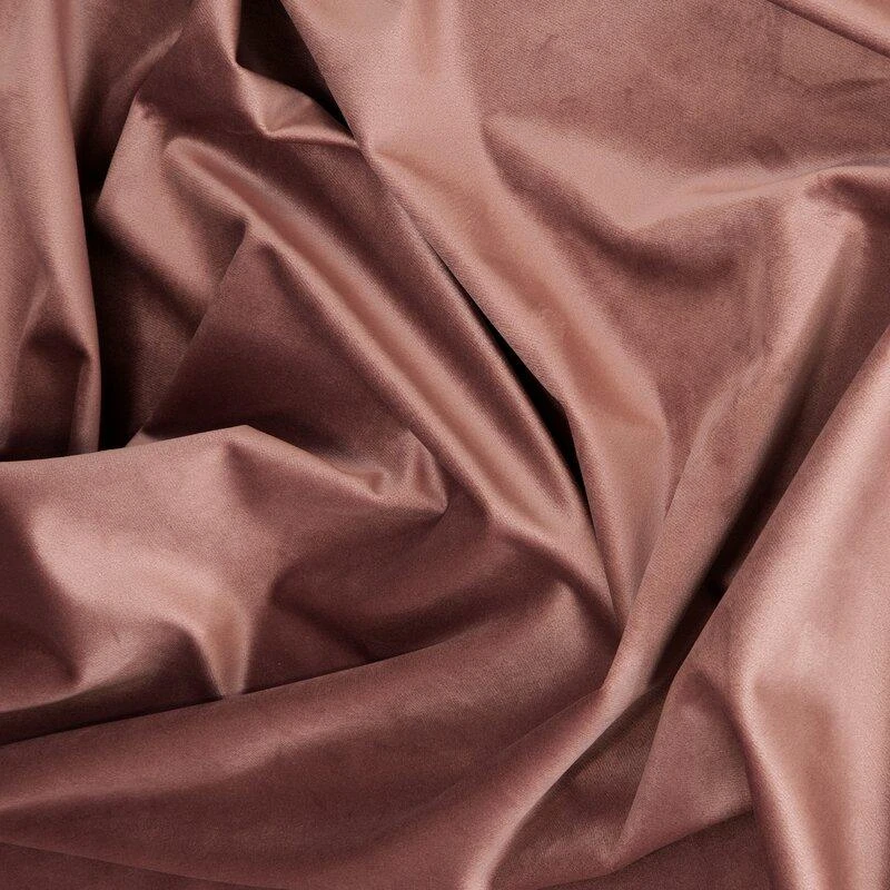 Eurofirany PIERRE CARDIN SIBEL Naktinė užuolaida iš minkšto aksomo, 260 g/m2, 140X270 cm, juosta / tunelis / kabliukai, spalva: rožinė