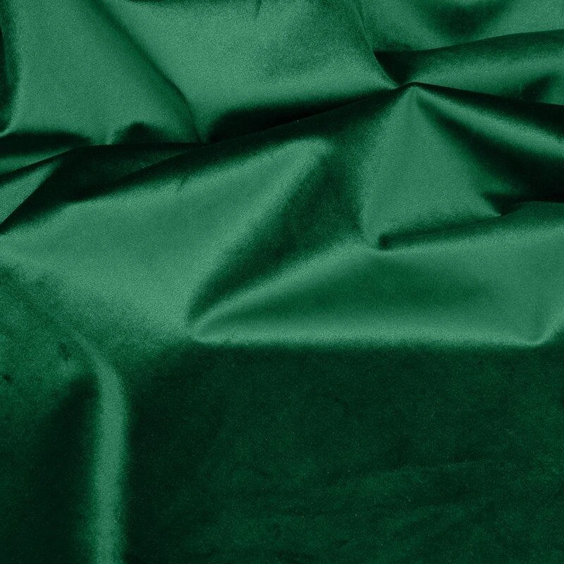Eurofirany PIERRE CARDIN SIBEL Naktinė užuolaida iš minkšto aksomo, 260 g/m2, 140X270 cm, juosta / tunelis / kabliukai, spalva: žalia
