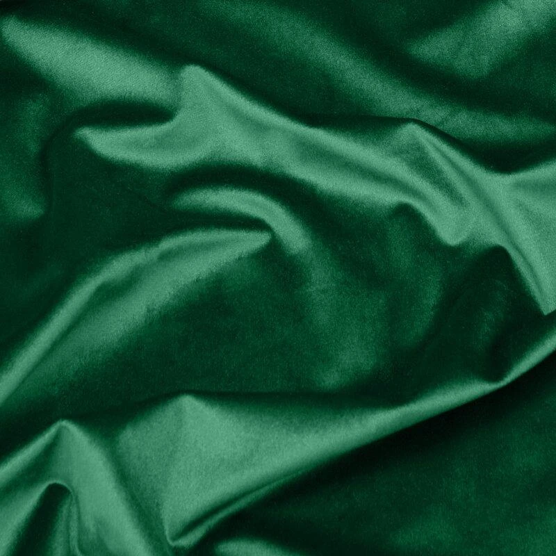 Eurofirany PIERRE CARDIN SIBEL Naktinė užuolaida iš minkšto aksomo, 260 g/m2, 140X270 cm, juosta / tunelis / kabliukai, spalva: žalia