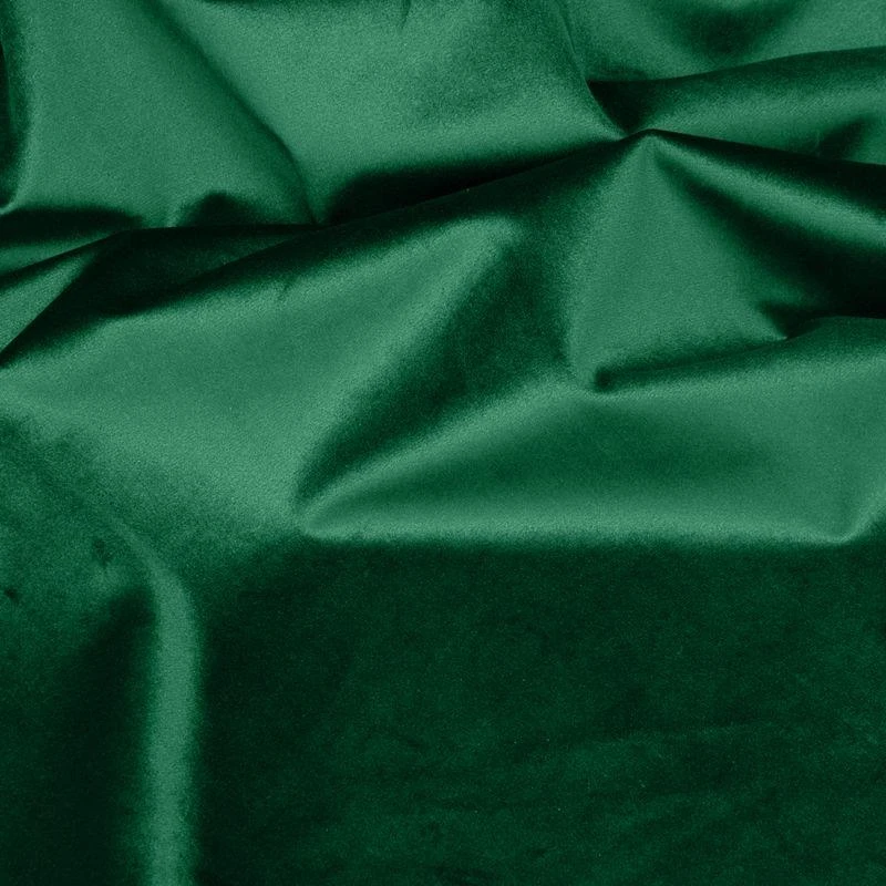 Eurofirany PIERRE CARDIN SIBEL Naktinė užuolaida iš minkšto aksomo, 260 g/m2, 140X270 cm, juosta / tunelis / kabliukai, spalva: žalia