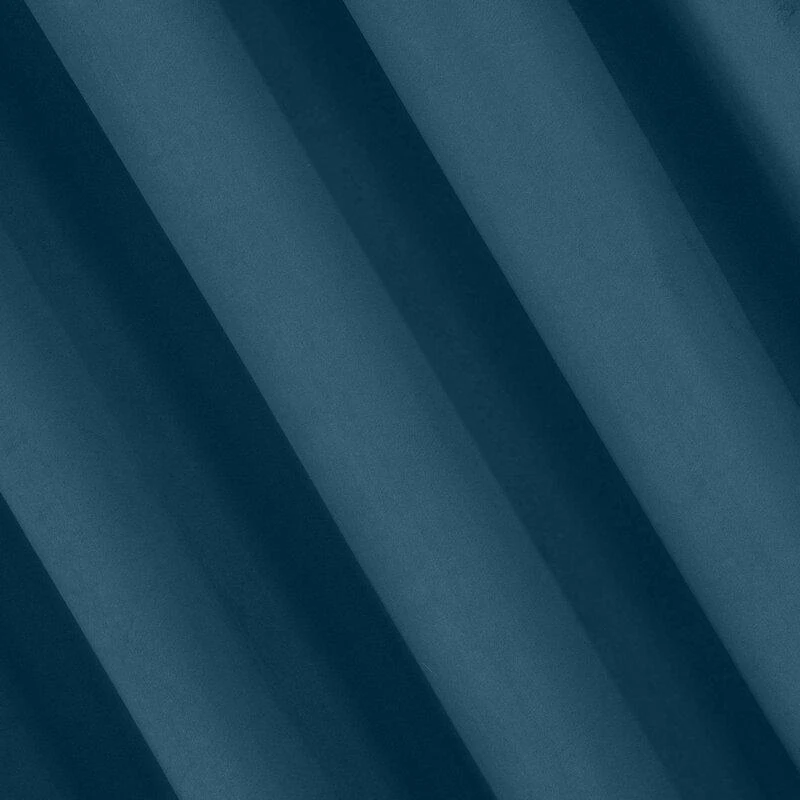Eurofirany PIERRE CARDIN SIBEL Naktinė užuolaida iš minkšto aksomo, 260 g/m2, 140X270 cm, juosta / tunelis / kabliukai, spalva: tamsiai mėlyna