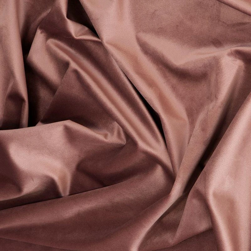 Eurofirany PIERRE CARDIN SIBEL Naktinė užuolaida iš minkšto aksomo, 260 g/m2, 140X270 cm, juosta / tunelis / kabliukai, spalva: rožinė