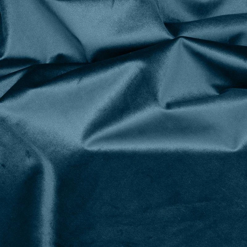 Eurofirany PIERRE CARDIN SIBEL Naktinė užuolaida iš minkšto aksomo, 260 g/m2, 140X270 cm, juosta / tunelis / kabliukai, spalva: tamsiai mėlyna
